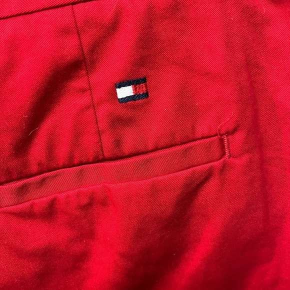 Tommy Hilfiger Red Women's Golf Shorts - Picture 3 of 4